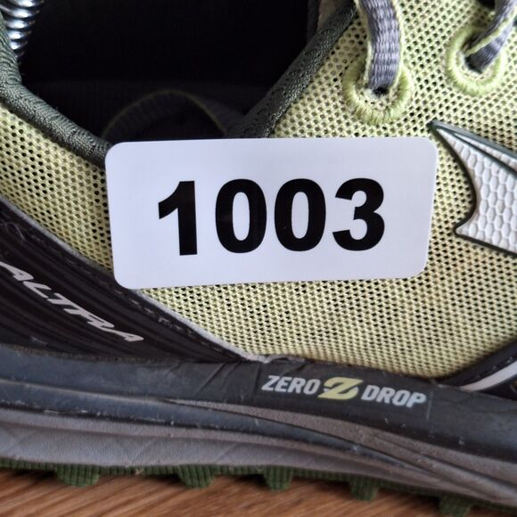 Altra Timp Trail Running Shoes Olive Green Womens 6.5 Zero Drop Hiking Sneakers - Picture 13 of 13